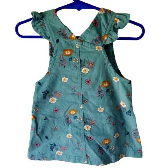 Carter's Corduroy Overall Skirt Dress Size 6 months 🐤 - Picture 2 of 4